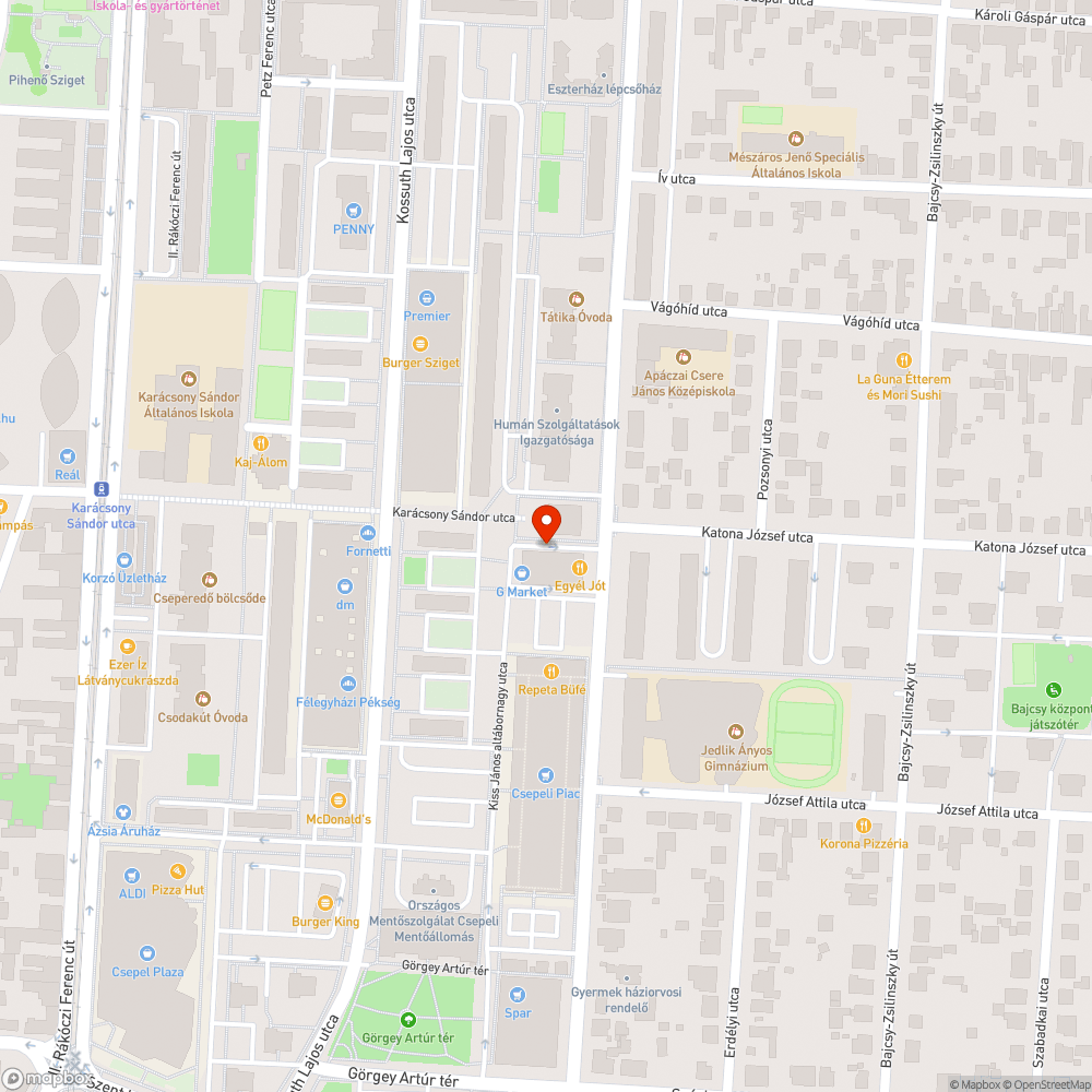 Hol világít, hol nem bejelentés helye