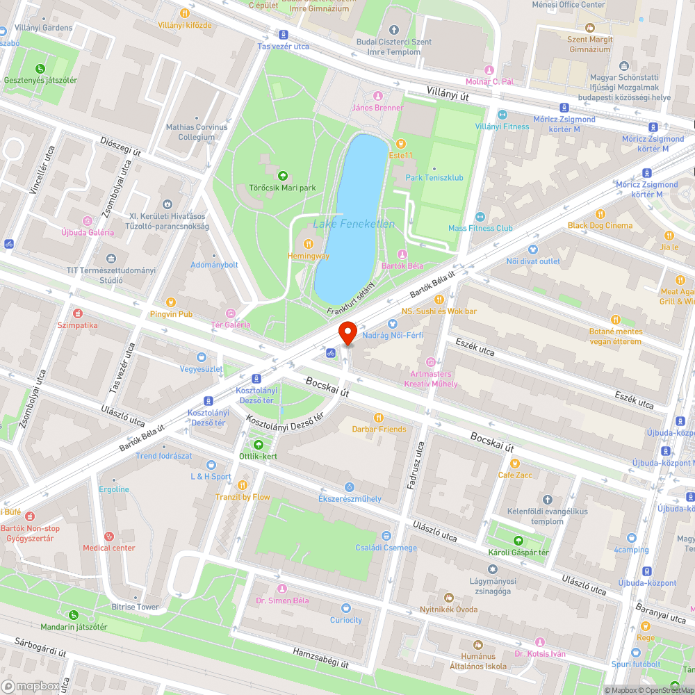 Fedlap bejelentés helye