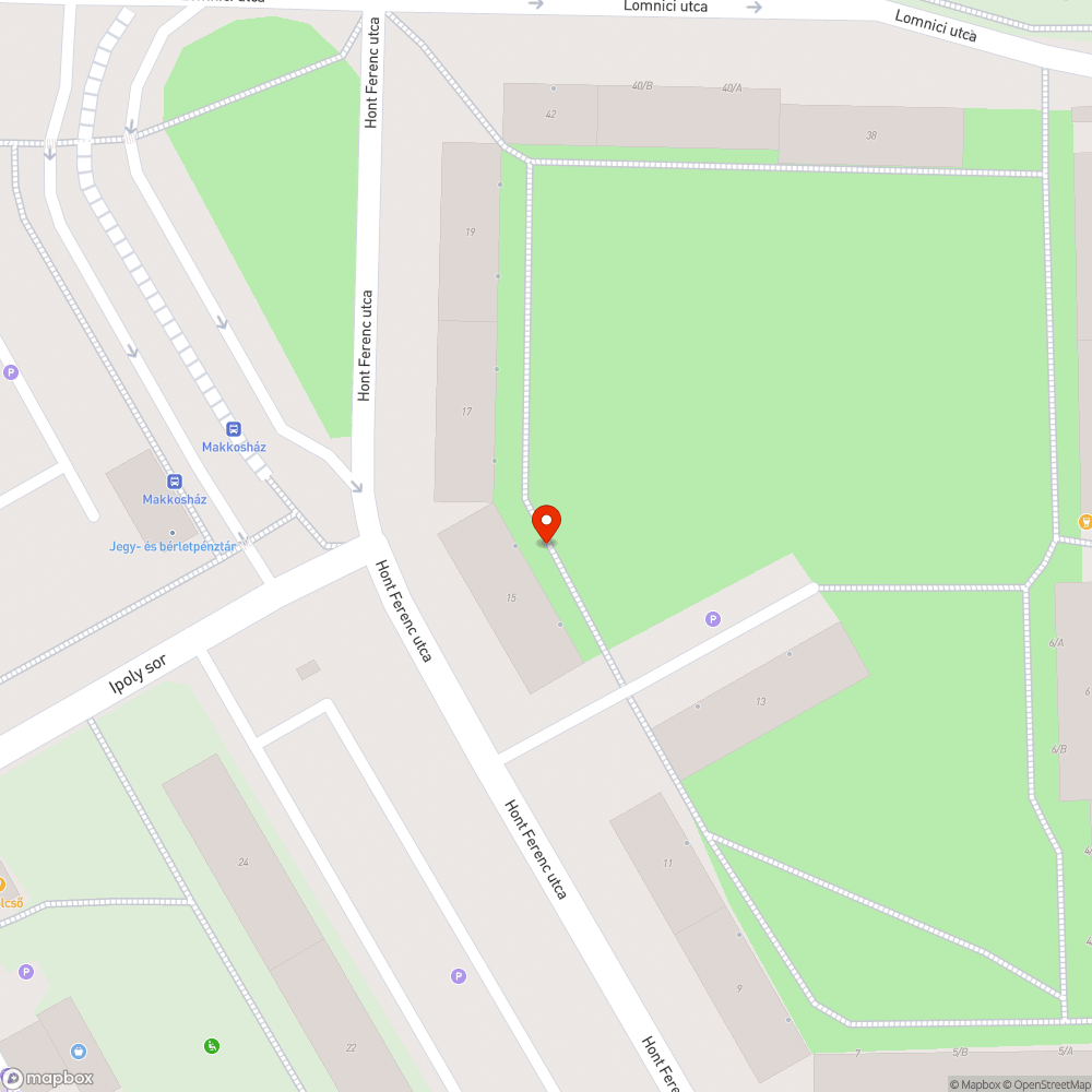 Kiégett lámpa bejelentés helye