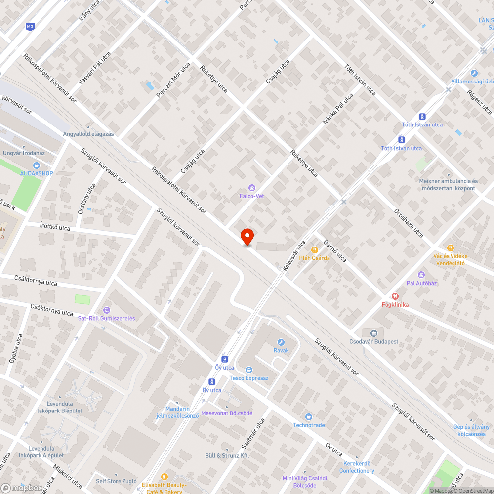 Rendszám nélküli roncs bejelentés helye