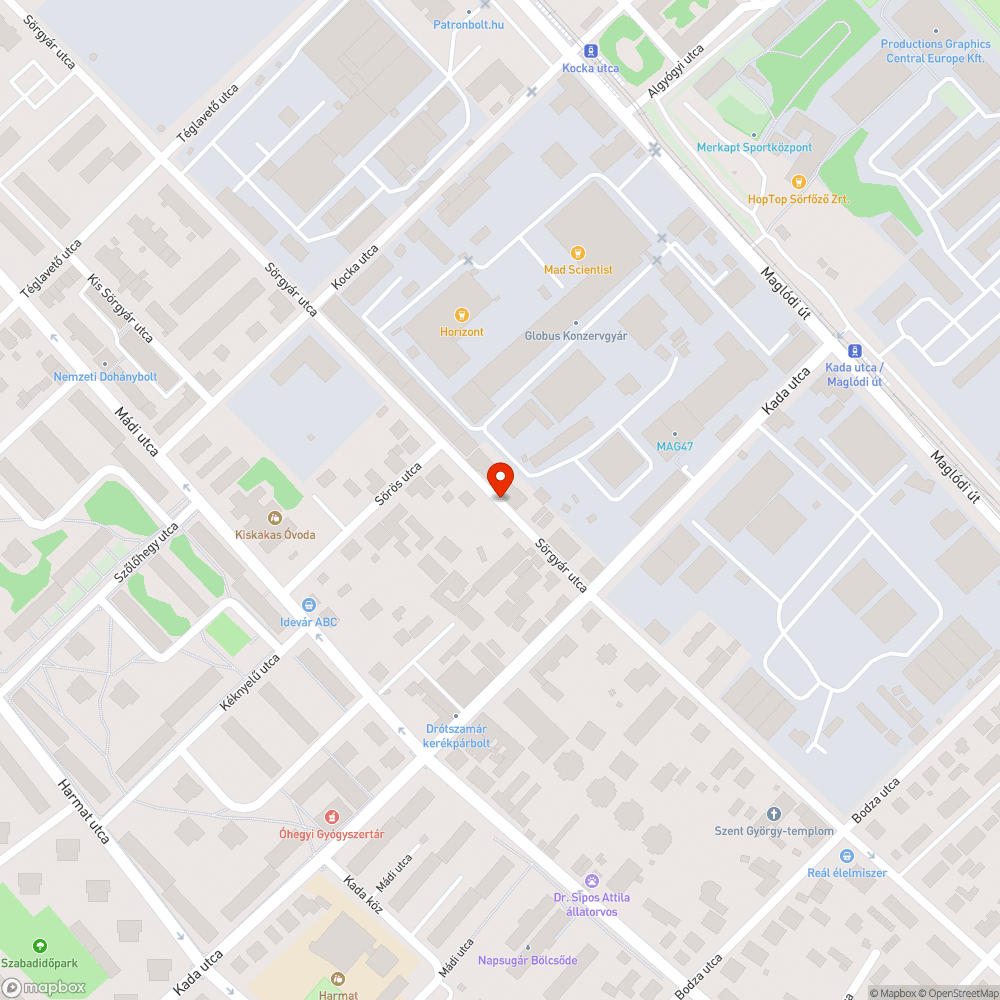 Roncs autó bejelentés helye