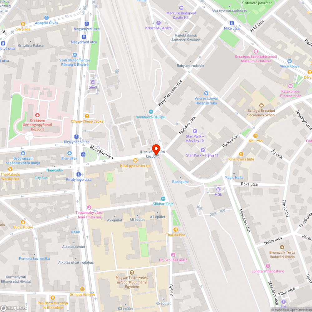 Koszos tábla bejelentés helye