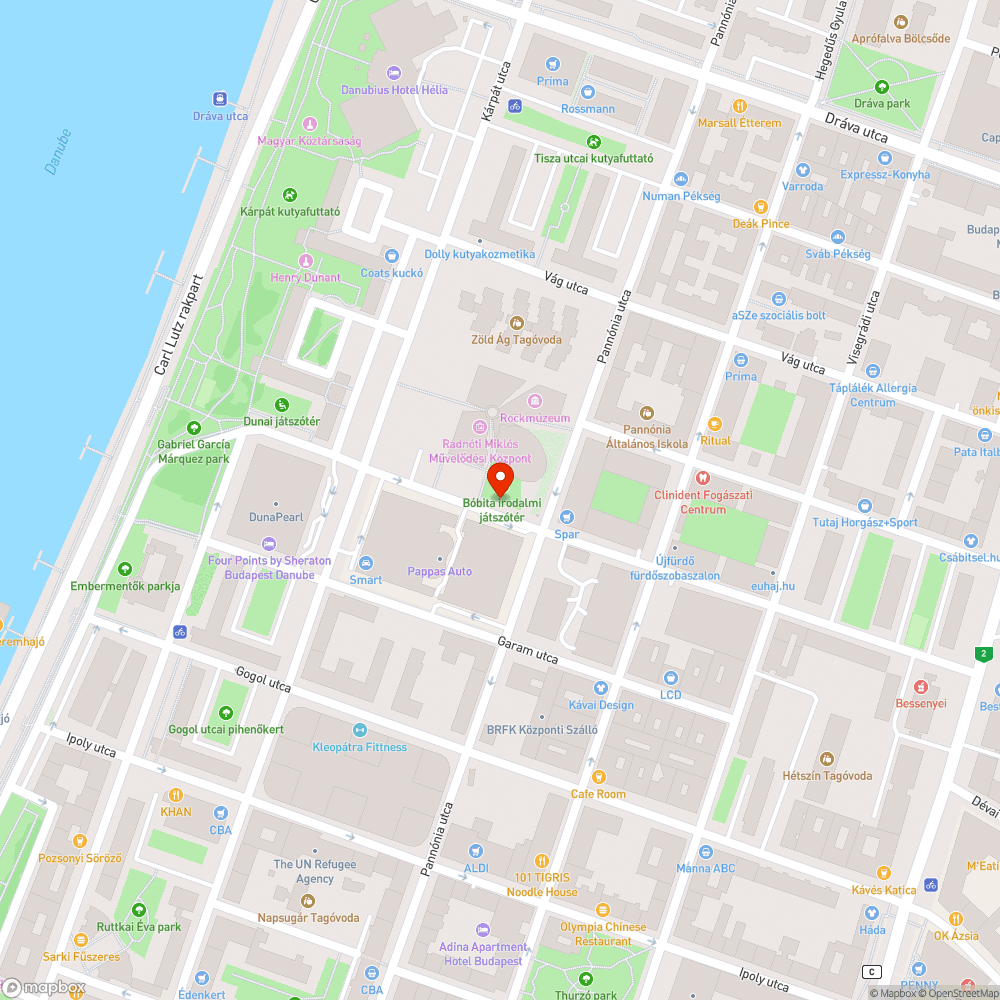 Trágár graffitik a Bóbita játszótéren bejelentés helye