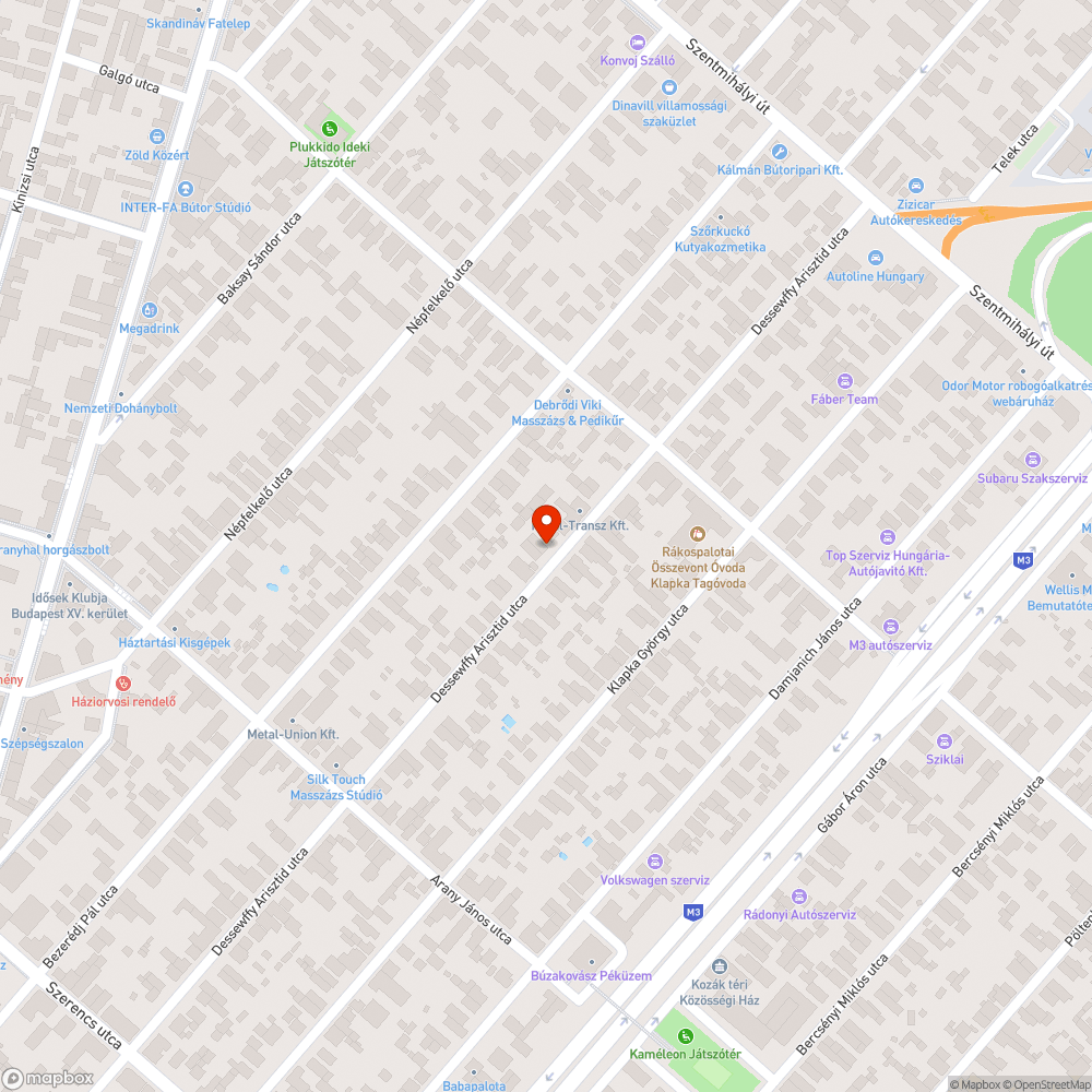 Roncs jarmu bejelentés helye