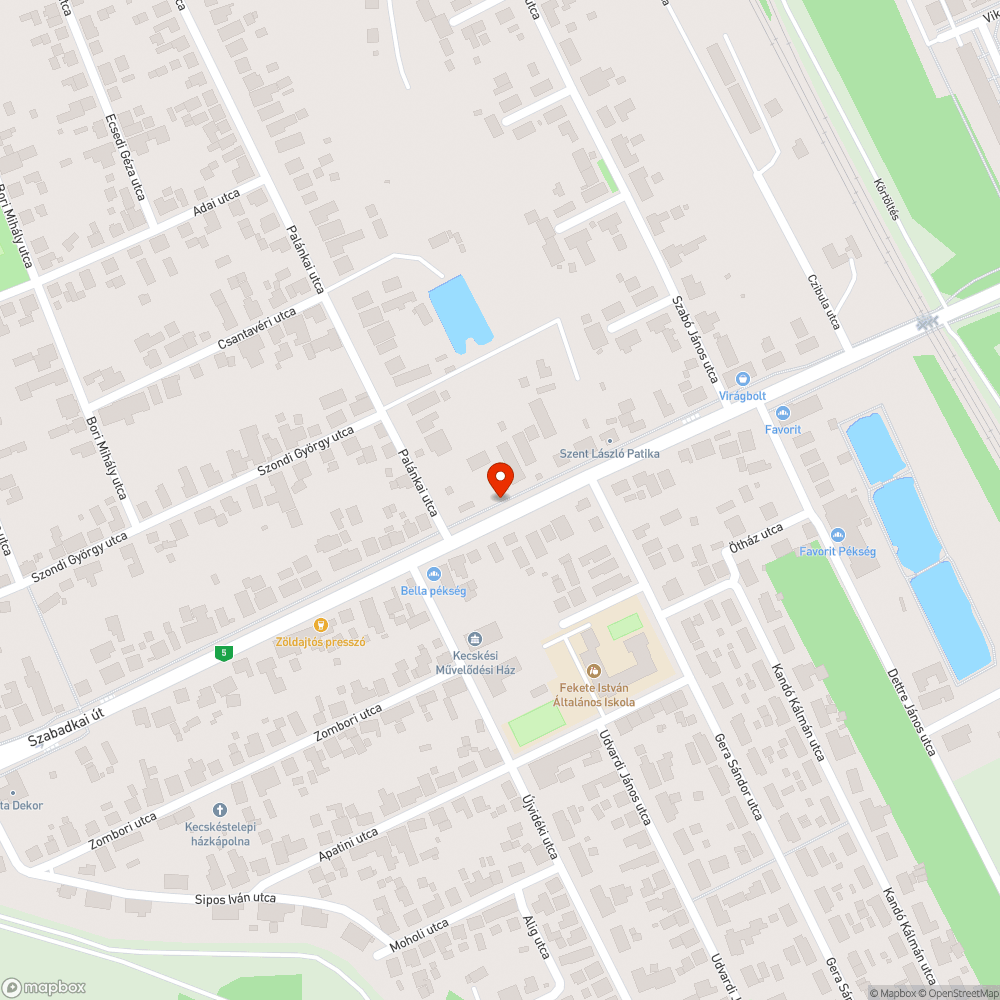 Szemétkupac bejelentés helye