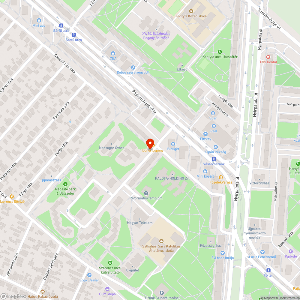 Hiányzó parkolás gátló poller bejelentés helye