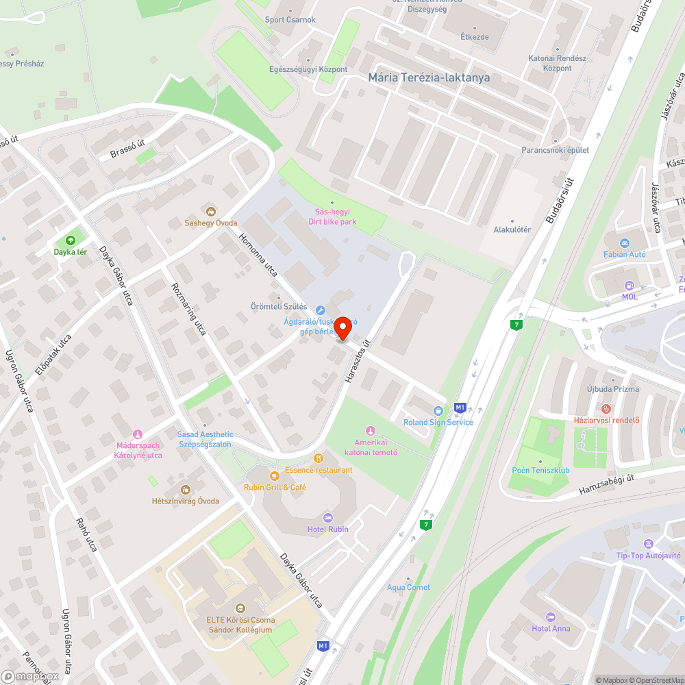 Elhagyott Ford Mustang bejelentés helye