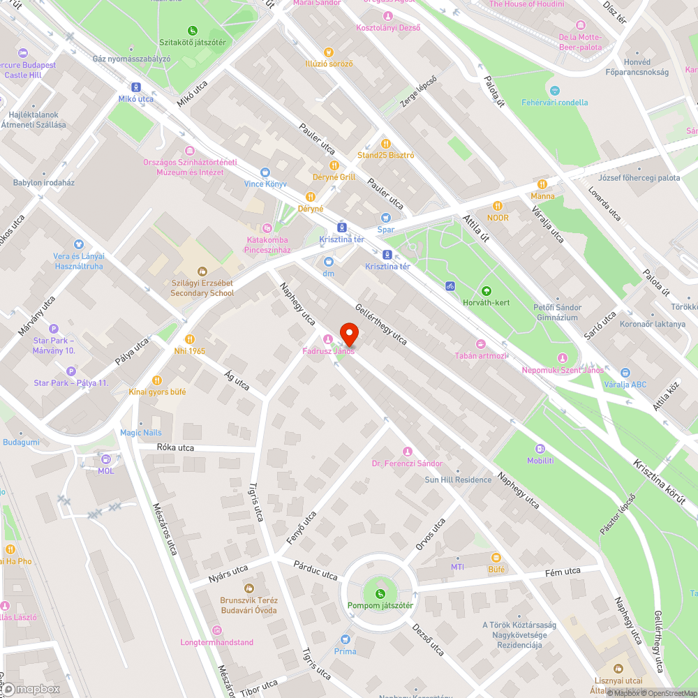 Kutyahúgy bejelentés helye