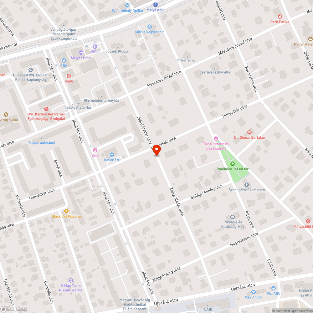 Elhagyott motor bejelentés helye