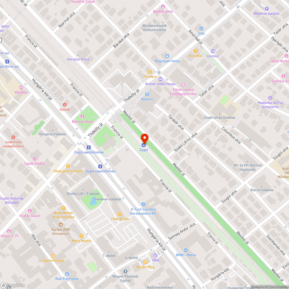 Szemét vasútállomáson bejelentés helye