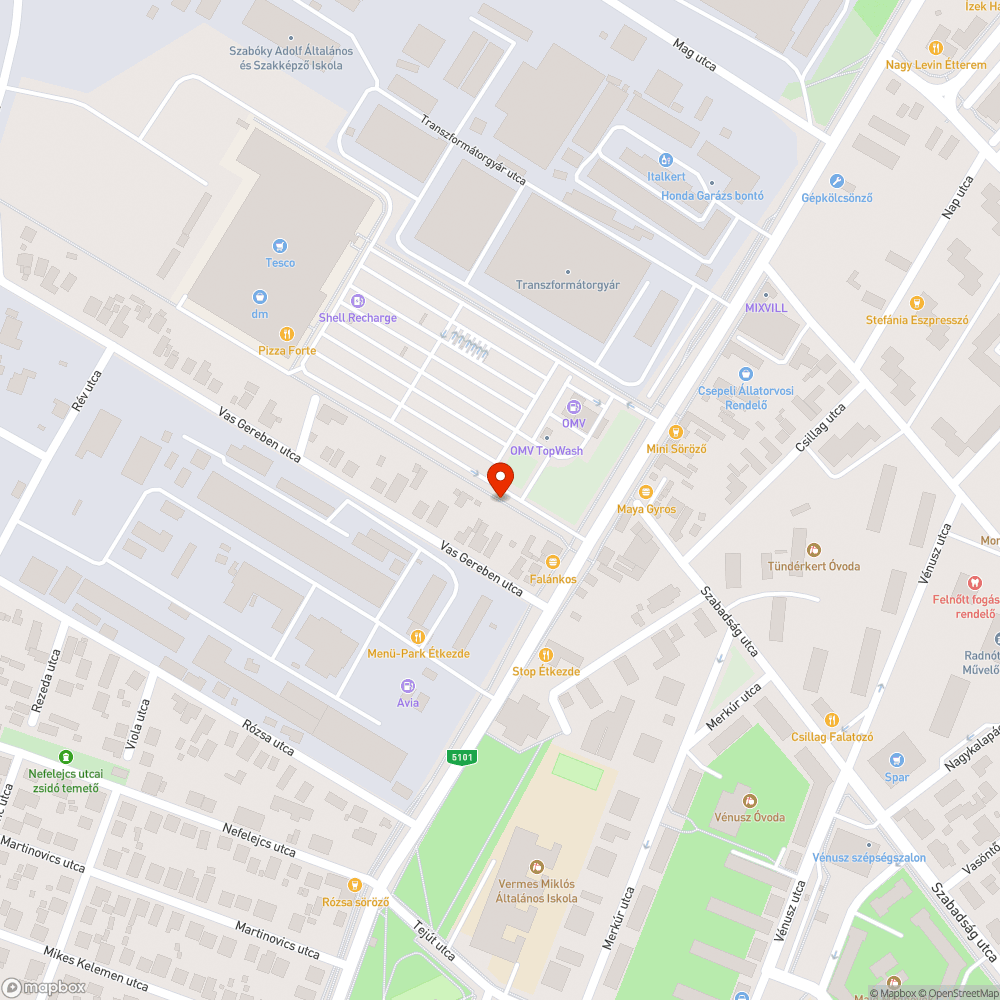 Szemétlerakat bejelentés helye