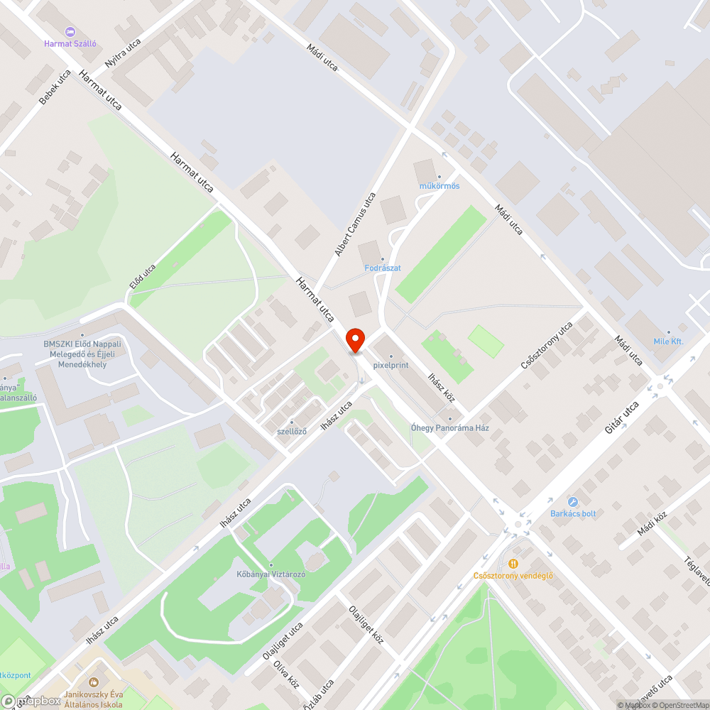 Nem világító utcai lámpa bejelentés helye