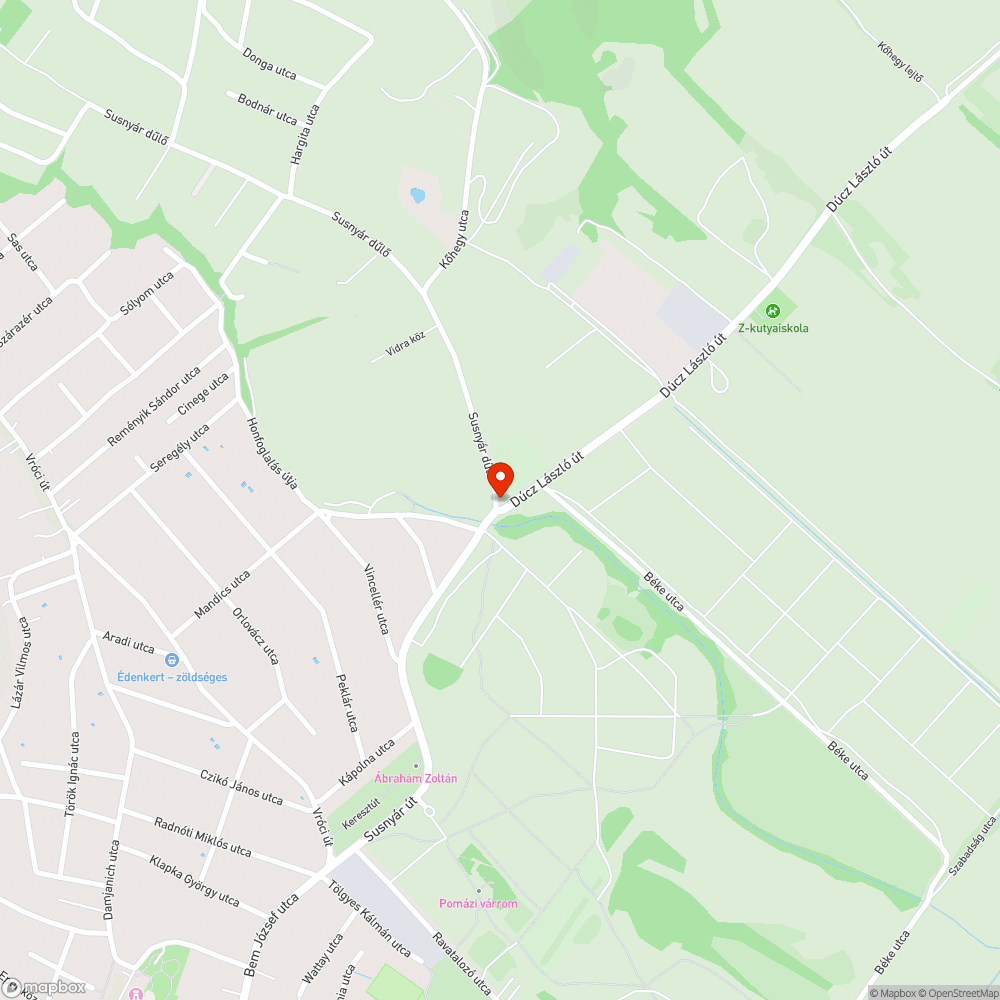 Hiányzó kiegészítő tábla bejelentés helye