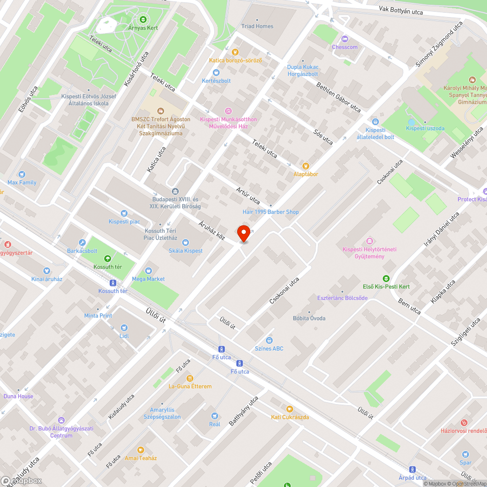 Elfordult tábla - Simonyi bejelentés helye