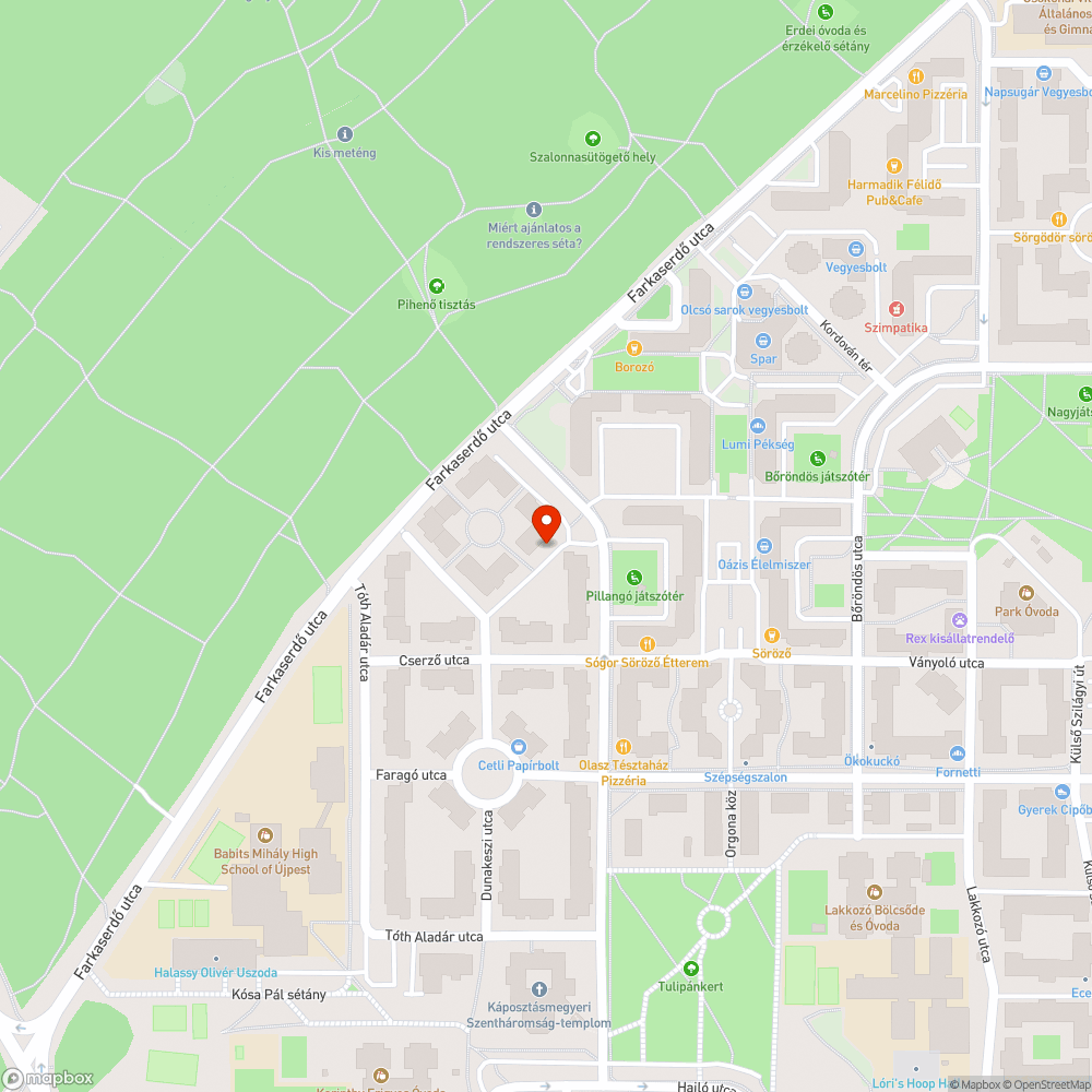 Elhagyott Polo bejelentés helye