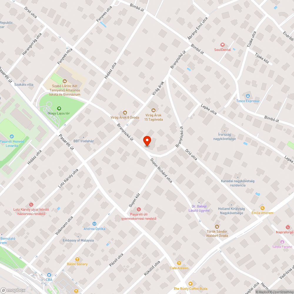 Teljesen eltömődött víznyelő bejelentés helye