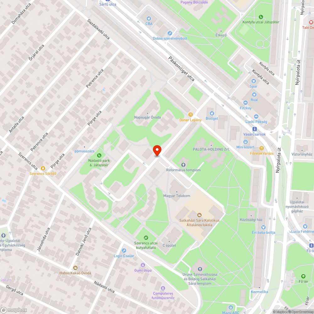 Hiányos fekvőrendőr bejelentés helye