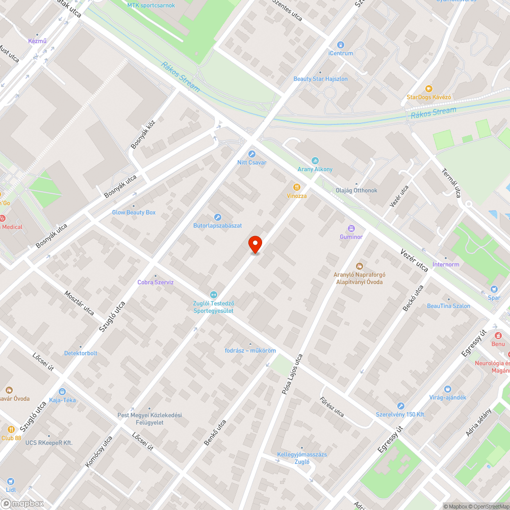 Gombatámadta fa bejelentés helye