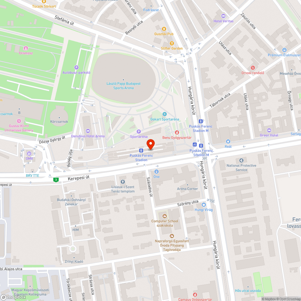 Szemét bejelentés helye