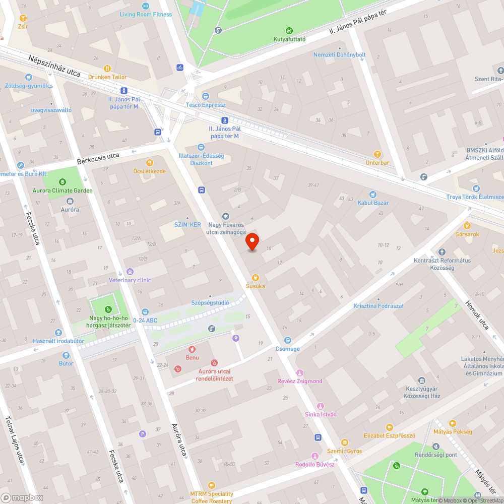 Járda sérülés bejelentés helye