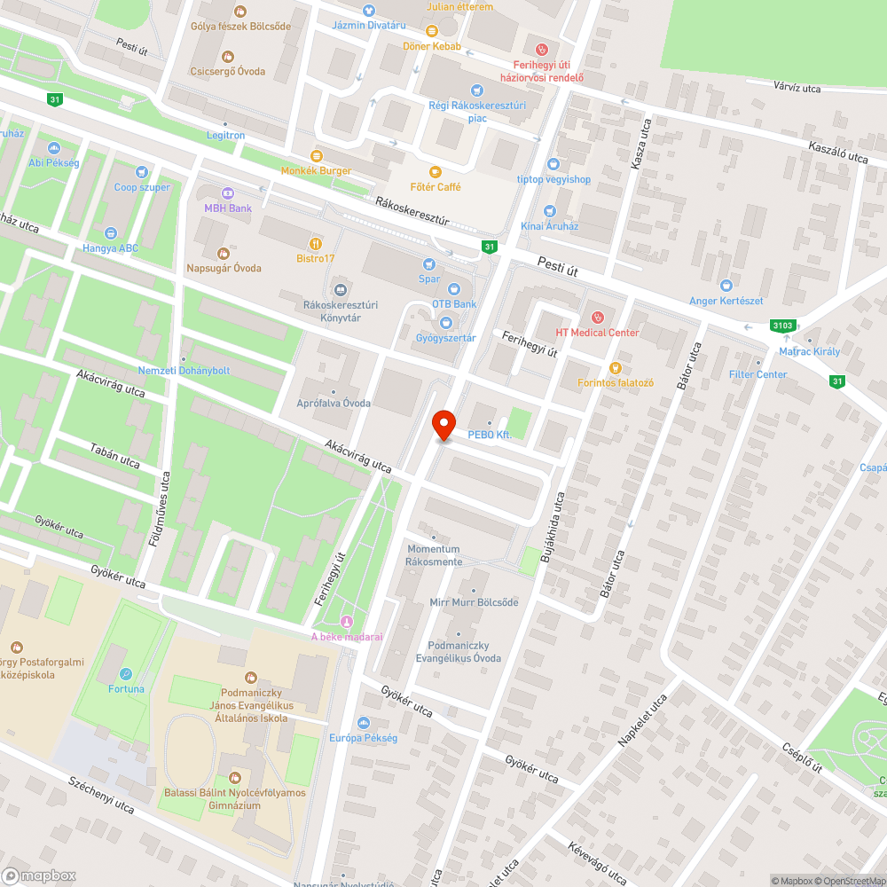 Illegális szemétlerakás bejelentés helye