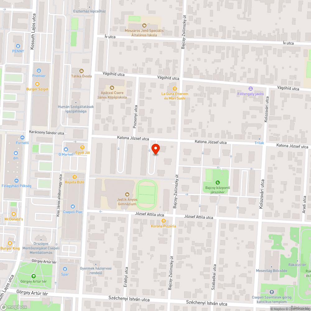 Mozgásképtelen jármű bejelentés helye