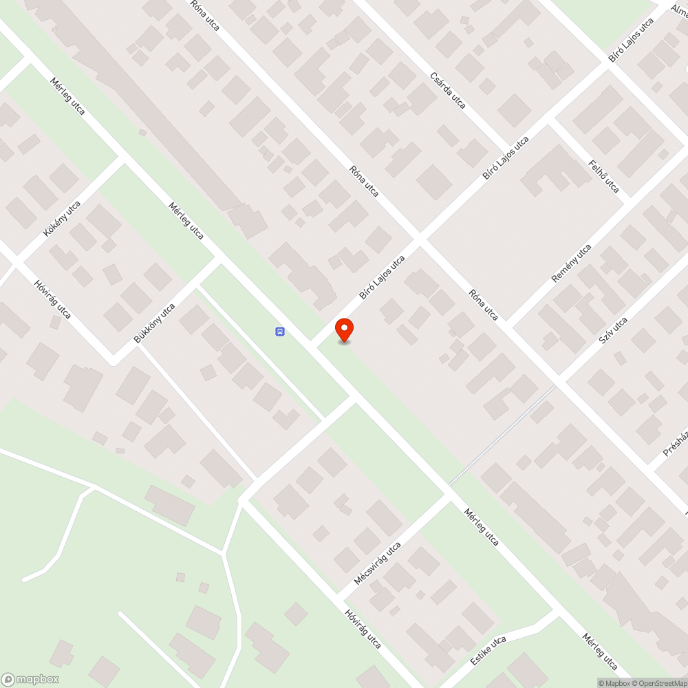 Nem működő utcai lámpa bejelentés helye