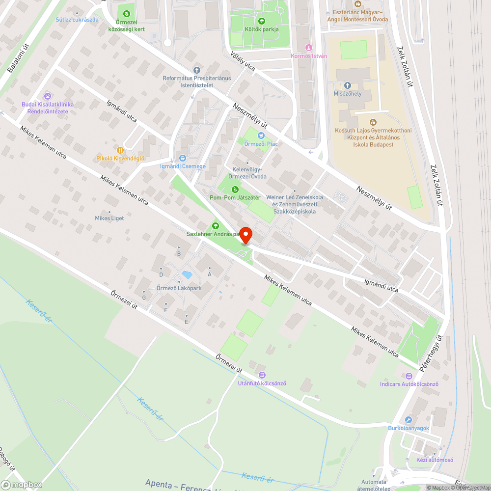 Kivitelezés utáni sáros járda-, úttest szakaszok bejelentés helye