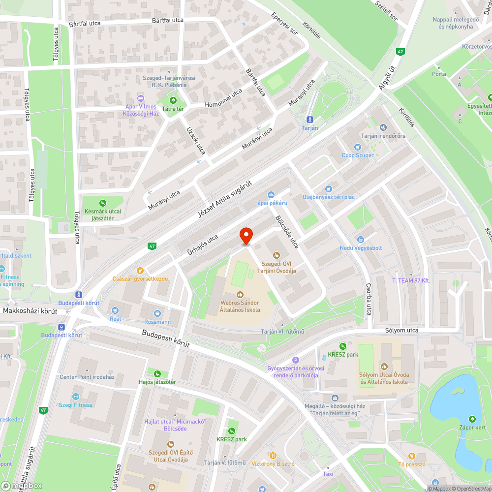 Hiányzó kuka bejelentés helye