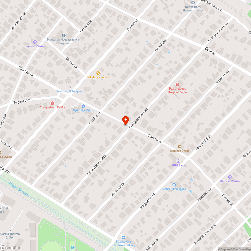 Elhagyott jármű bejelentés helye