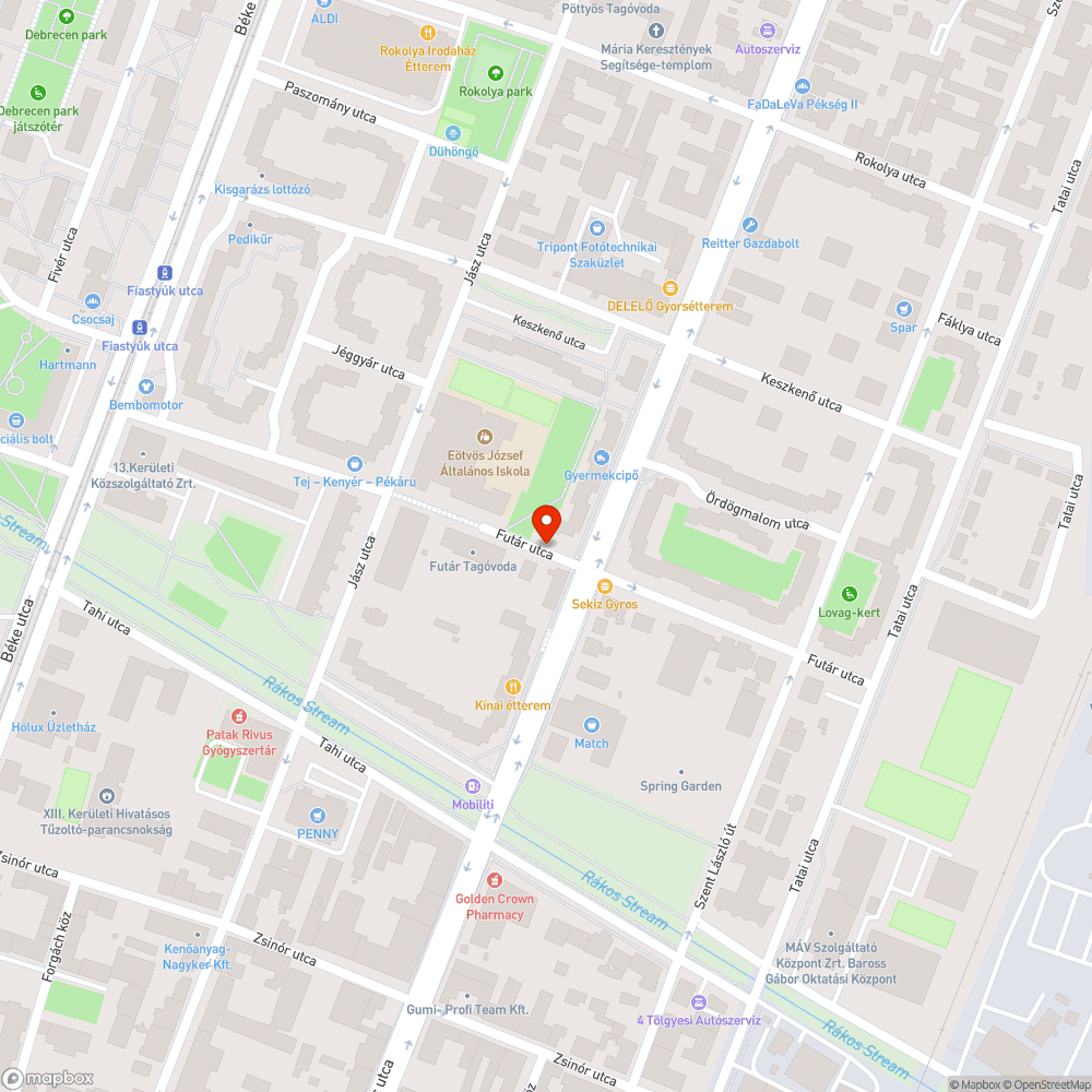 Gyalogosátkelő jelzőlámpa bejelentés helye