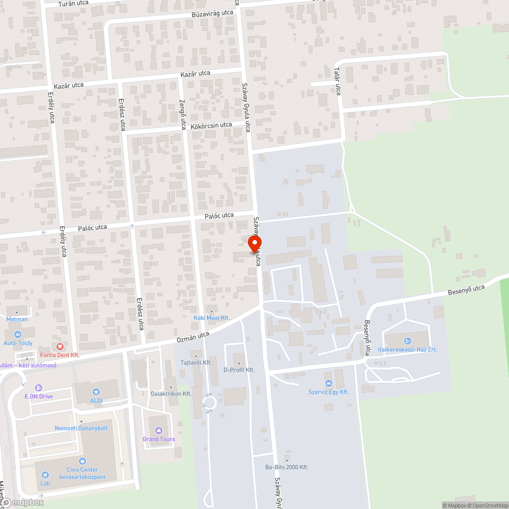 Ellentétes értelmű jelzőtáblák bejelentés helye