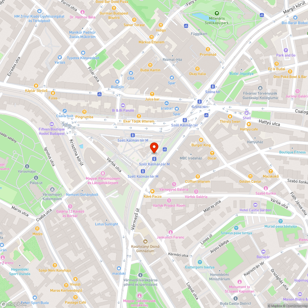 Botlásveszélyes fölhajló fémszalag bejelentés helye