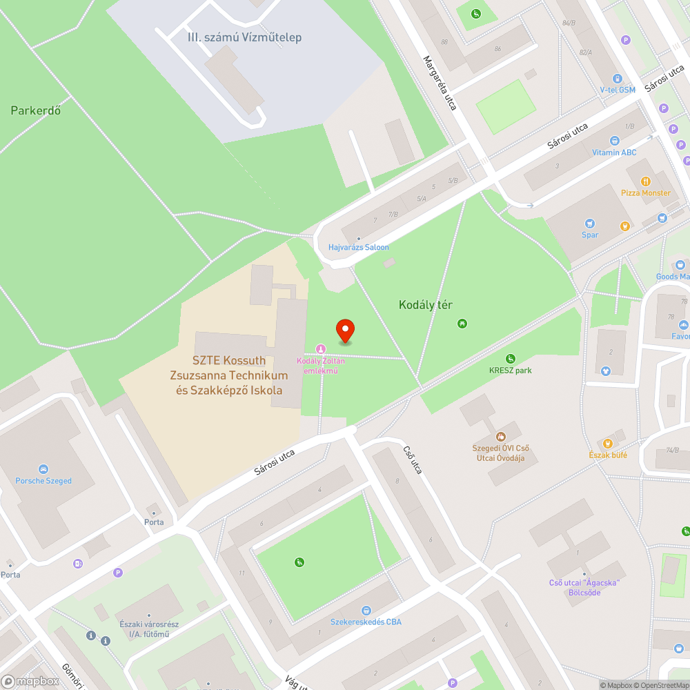 Nem működő közvilágítás bejelentés helye