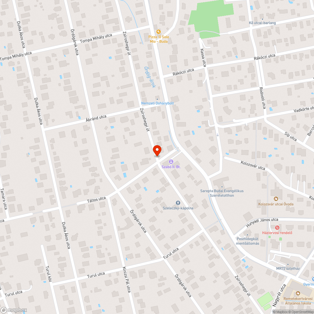 Kidőlt parkolásgátló oszlop bejelentés helye