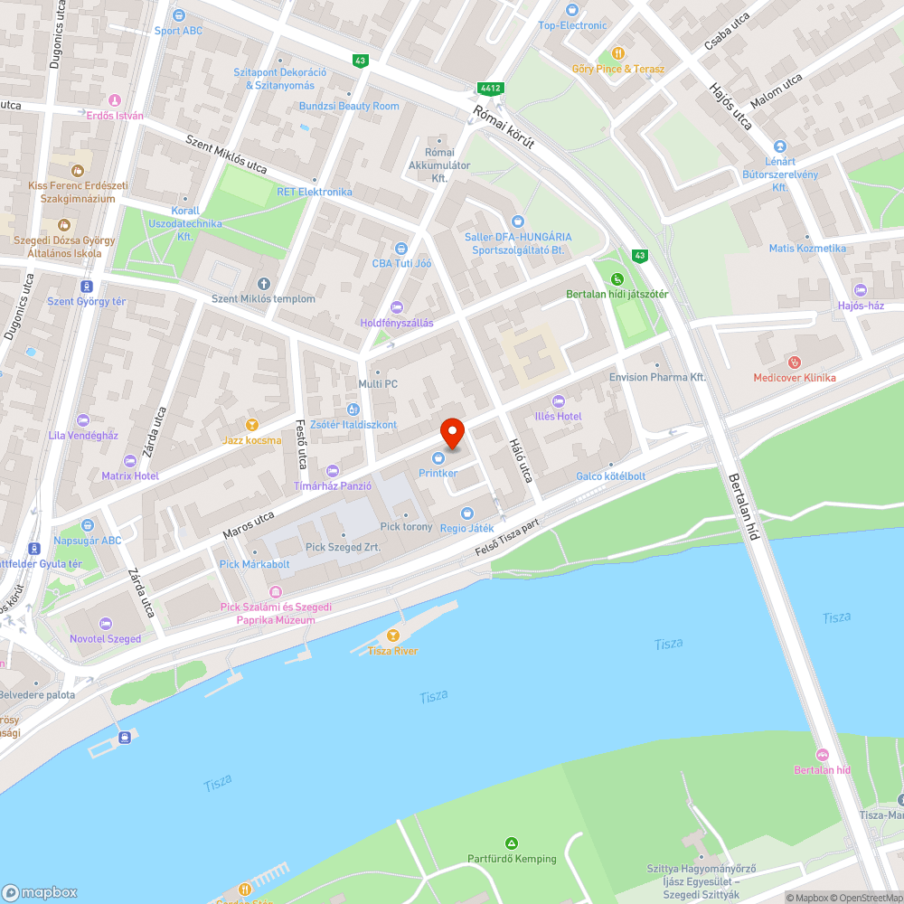 Balesetveszélyes járda bejelentés helye