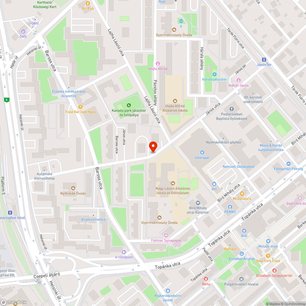 Lécrés bejelentés helye