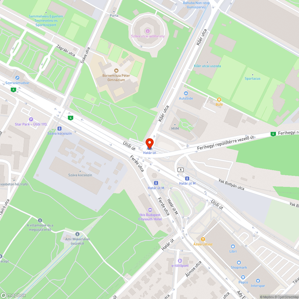 Elmozdult gyalogos jelzés bejelentés helye