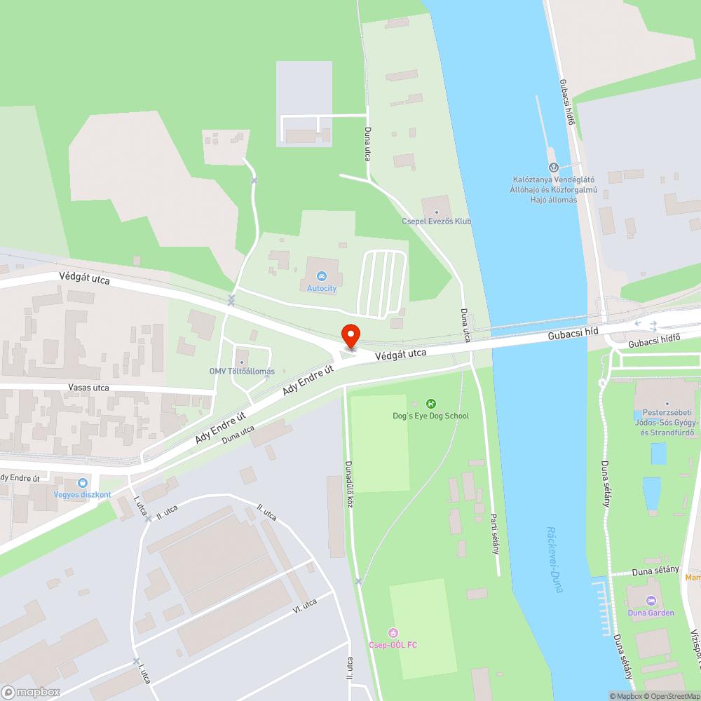 Összefirkált STOP tábla bejelentés helye