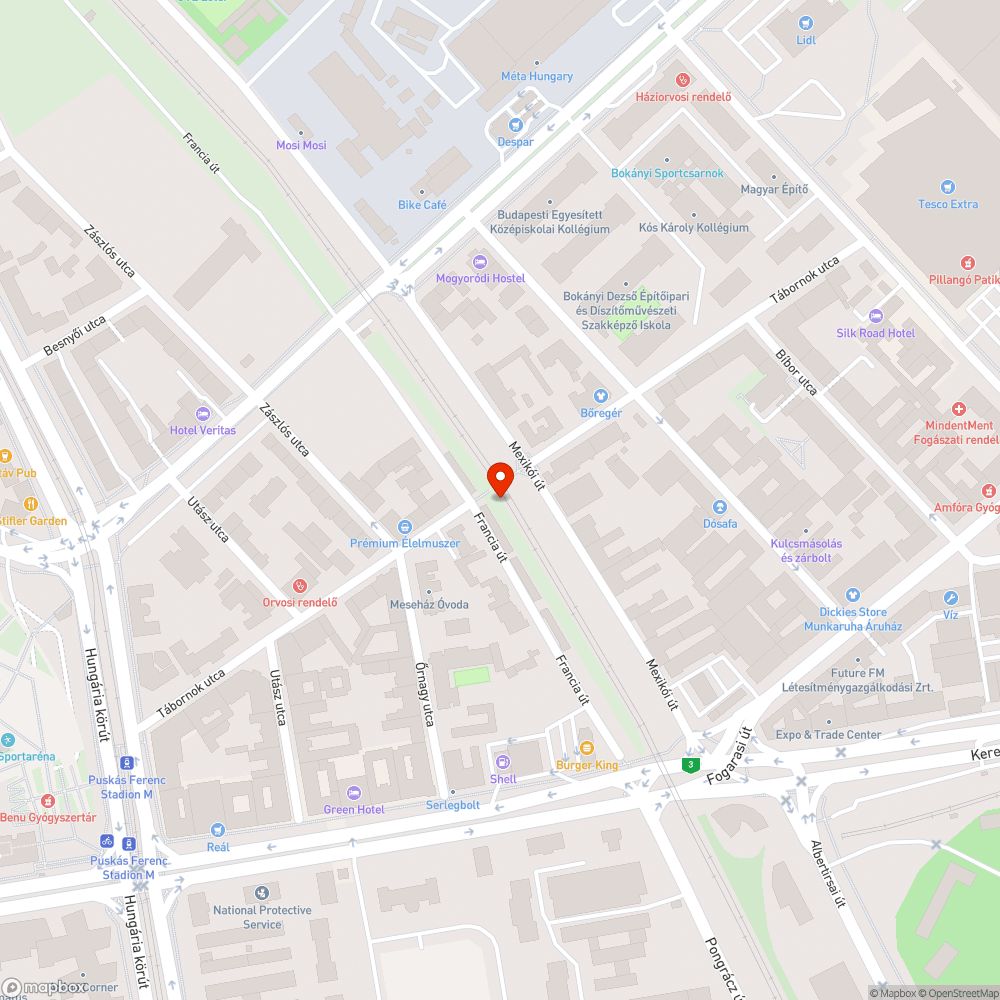 Elhagyott ülőgarnitúra bejelentés helye