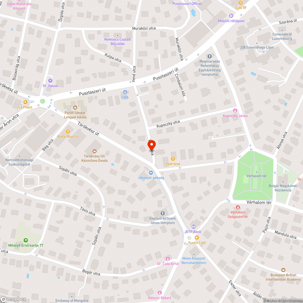 Kerékpártámasz bejelentés helye