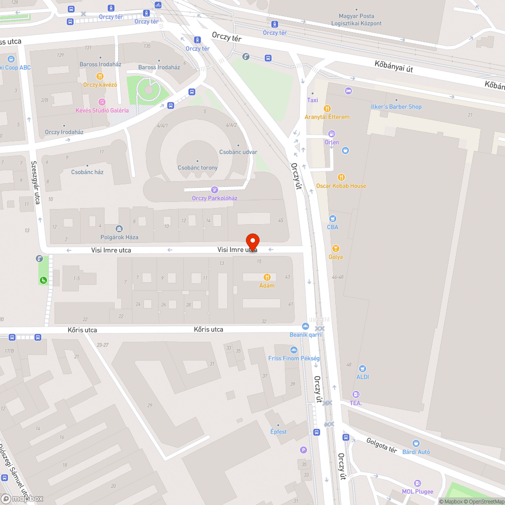 Lekopott szegély festés miatt járdán parkolás bejelentés helye