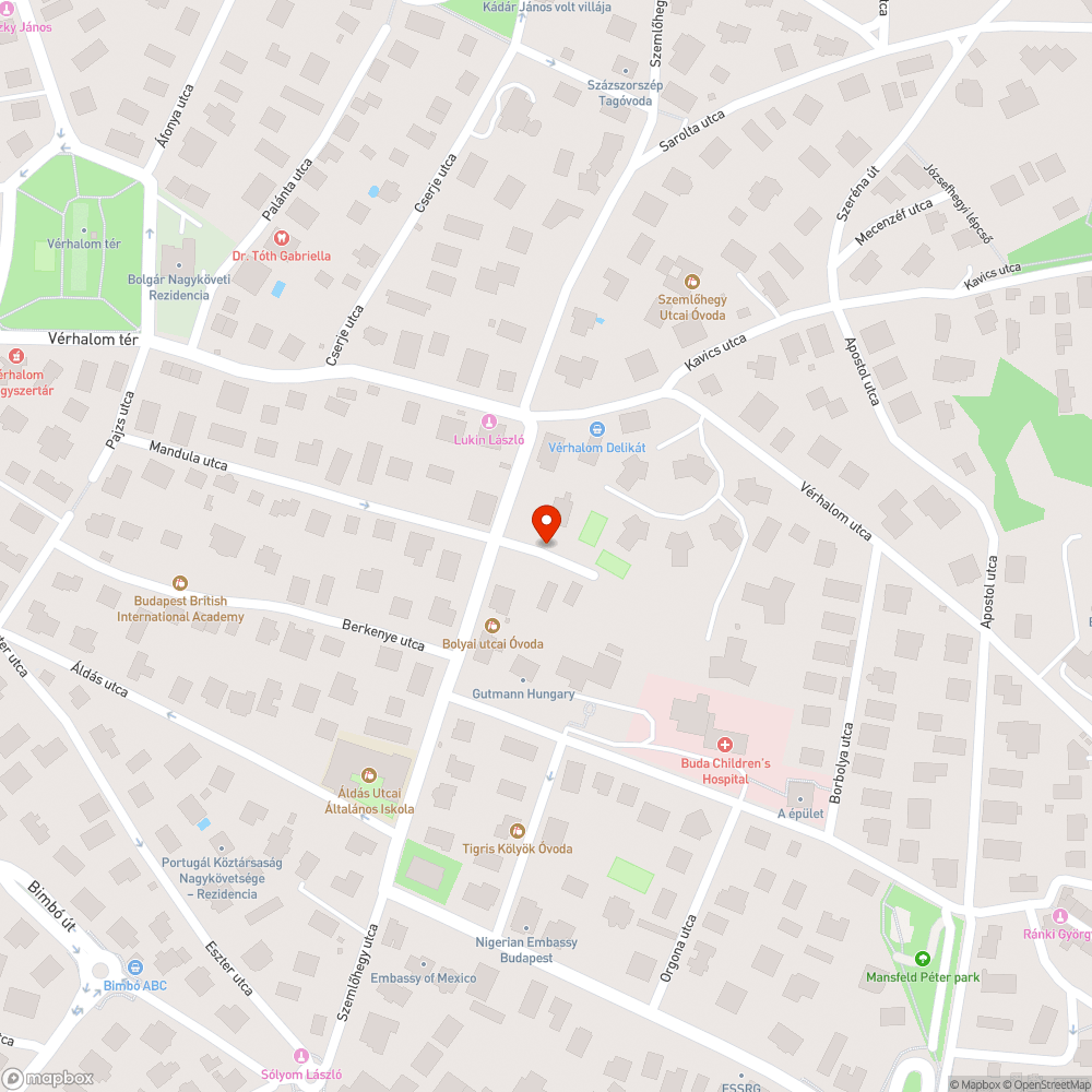 Mandula utca parkolás bejelentés helye