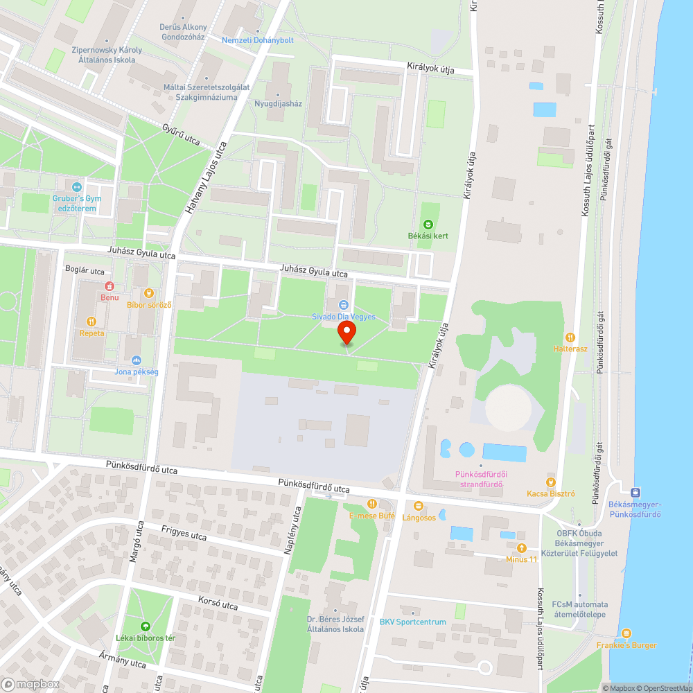 Kiégett a lámpa bejelentés helye