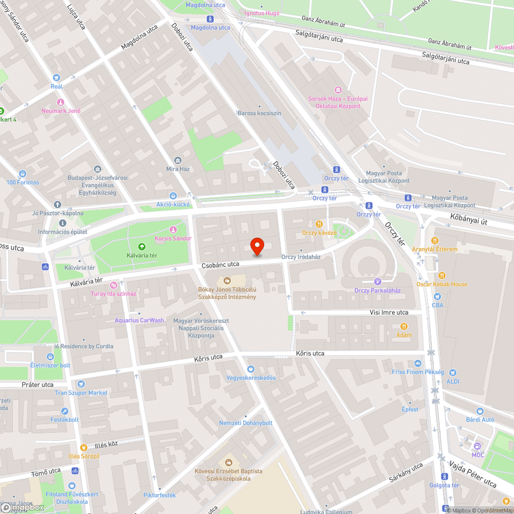 Választási graffity bejelentés helye