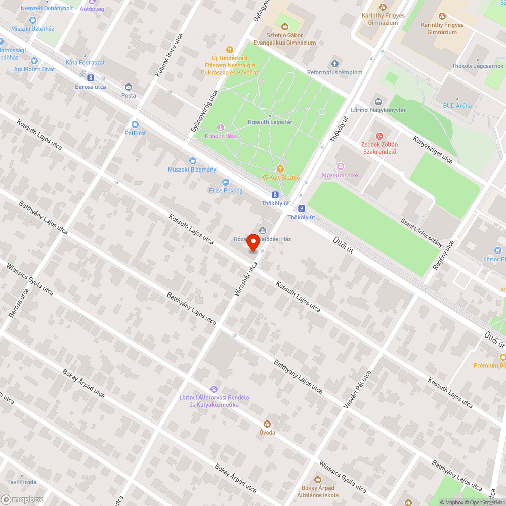 Besüllyedt járda bejelentés helye