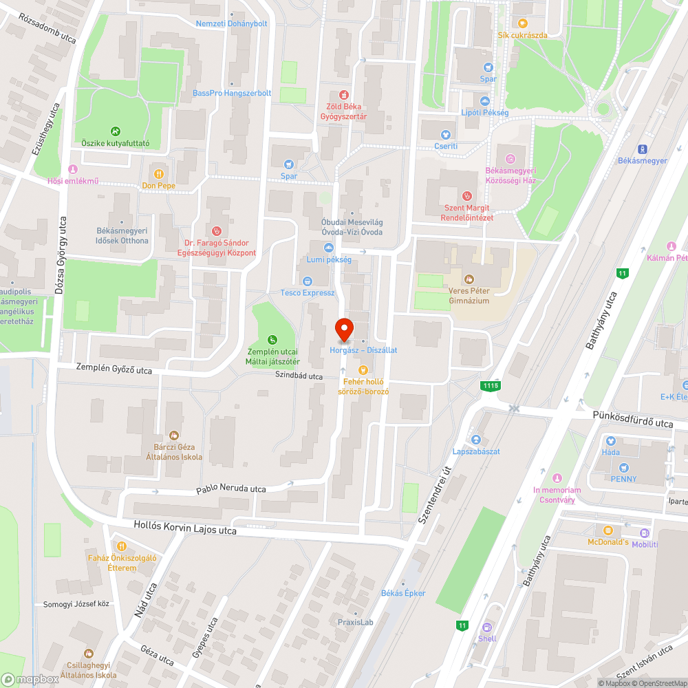 Nem működő közvilágitás bejelentés helye