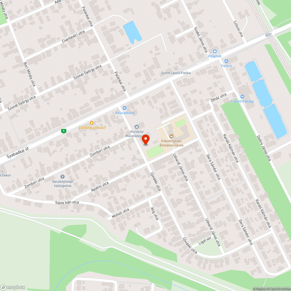 Újvidéki utcai harangláb bejelentés helye