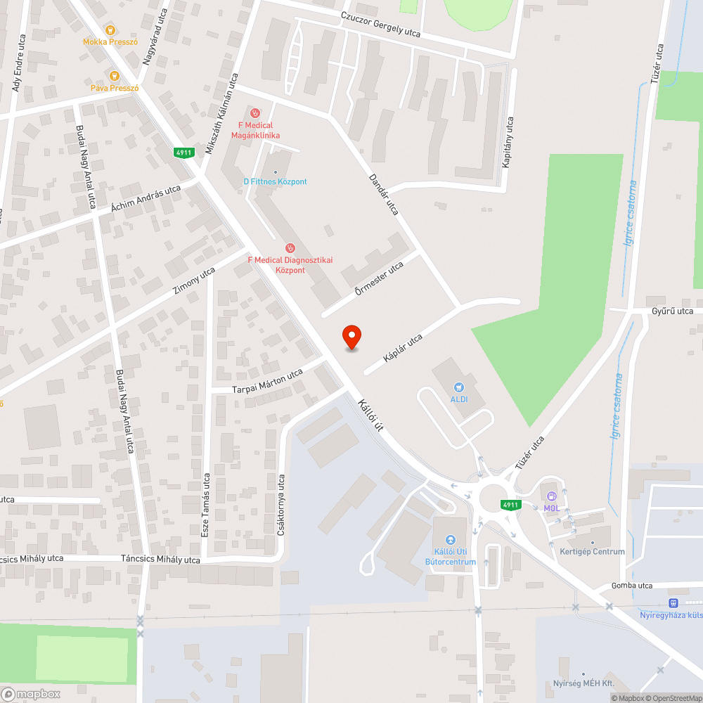 Szemetes terület - Kállói u. bejelentés helye