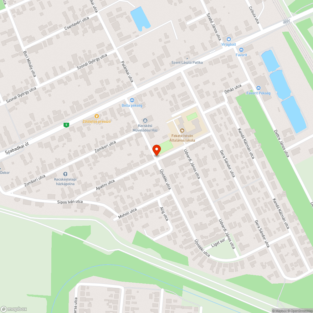 Hiányzó utcanévtáblák bejelentés helye